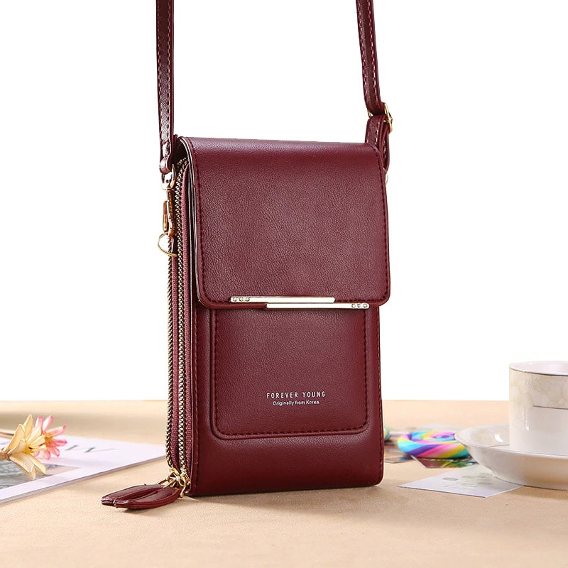 Rachel Phone Bag - Red Wine